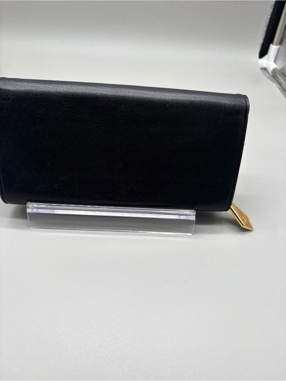 Vivienne Westwood Vintage Orb Black Leather Bifold Long Wallet